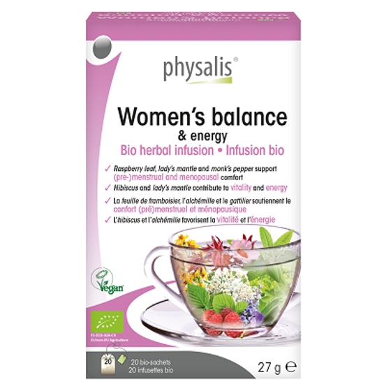 Physalis Bio Herbal Infusion - Women's Balance - Női egyensúly tea, 20 filter x 1,35g (27g)