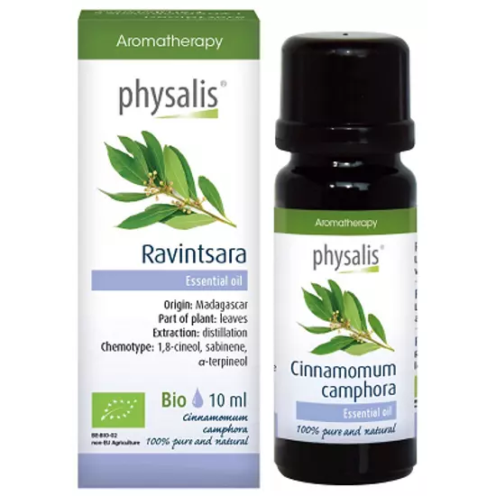 Physalis Ravintsara (Cinnamomum camphora) illóolaj - bio 10ml