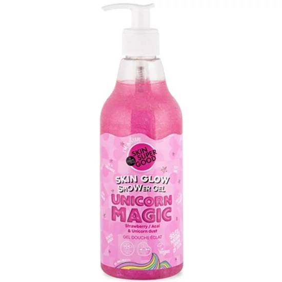 Skin Super Good Természetes tusfürdő gél - Unicorn Magic 500ml