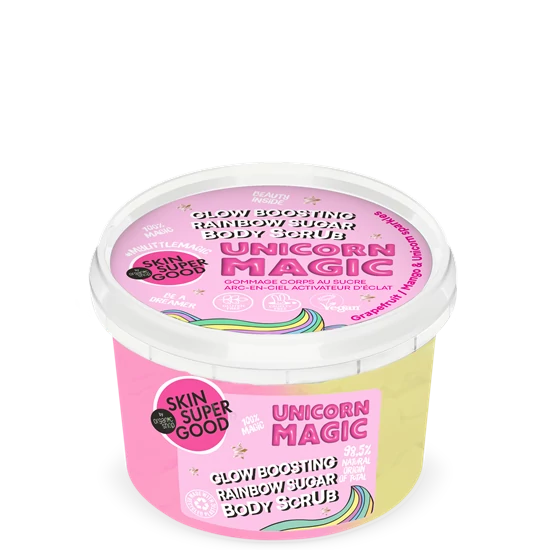 Skin Super Good Ragyogásfokozó testradír - Unicorn Magic 250ml