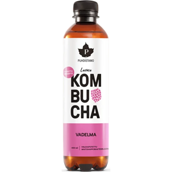 Puhdistamo Bio kombucha ital - Málna ízű 400ml