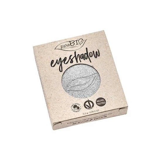 PuroBIO Szemhéjpúder utántöltő - 23 Csillámló ezüst 2,5g