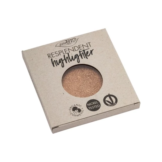 PuroBIO RESPLENDENT Highlighter kiemelő púder utántöltő - 03 Réz 9g