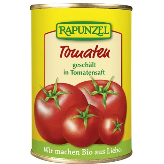 Rapunzel Hámozott egész paradicsom paradicsomében - bio, gluténmentes, vegán 400g