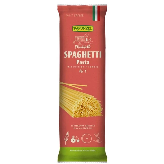 Rapunzel Spagetti durumdarás - bio, vegán 500g