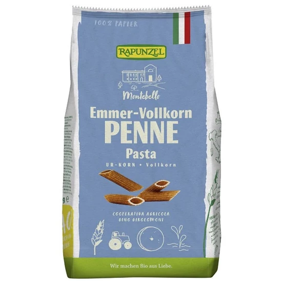 Rapunzel Tönkepenne teljes kiőrlésű - bio, vegán 500g