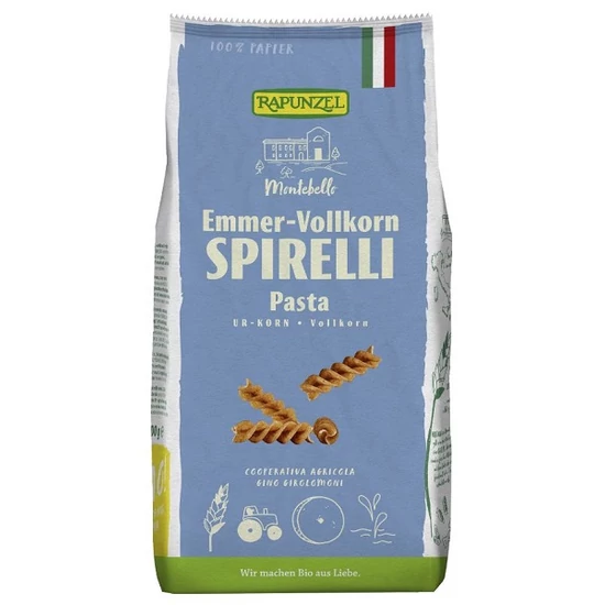Rapunzel Tönkespirál teljes kiőrlésű - bio, vegán 500g
