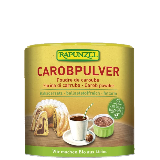 Rapunzel Karobpor - bio, gluténmentes, vegán 250g