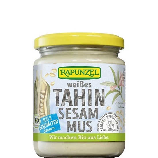 Rapunzel Szezámkrém fehér 100%-os, vegán 250g