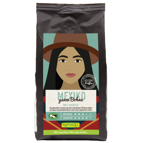 Rapunzel Hero szemes kávé Mexiko - bio, fair trade, vegán 250g
