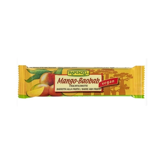 Rapunzel Gyümölcsszelet mangó-baobab - bio 40g