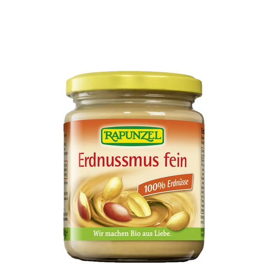 Rapunzel Földimogyorókrém natur 100%-os, vegán 250g