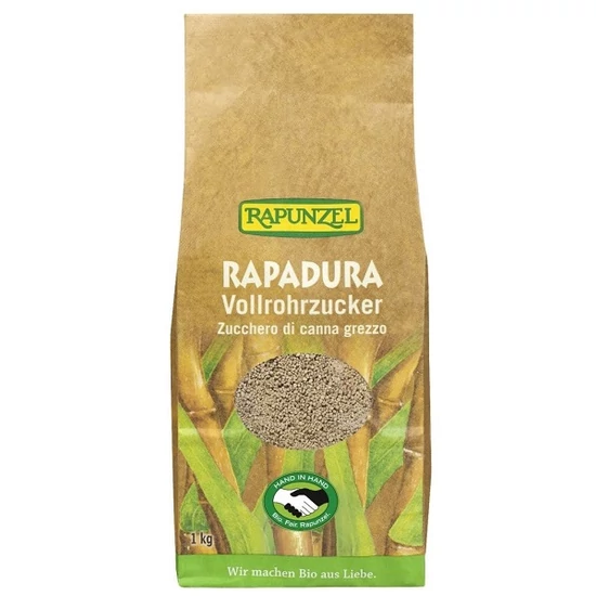 Rapunzel Rapadura barna nádcukor - bio, gluténmentes, vegán 1kg