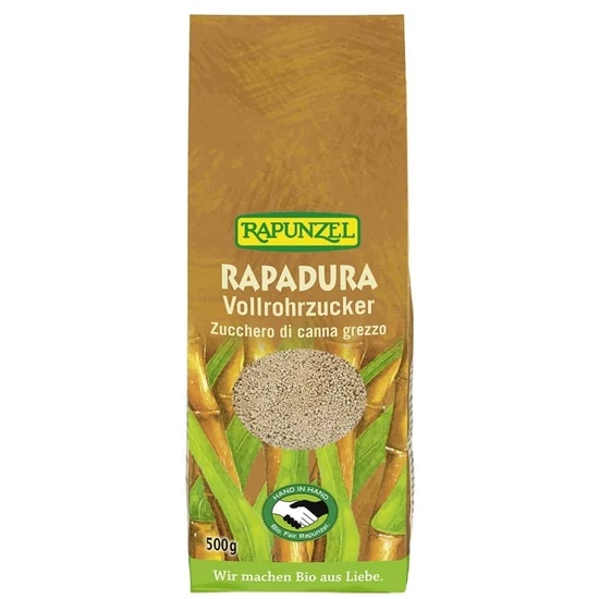 Rapunzel Rapadura barna nádcukor - bio, gluténmentes, vegán 500g