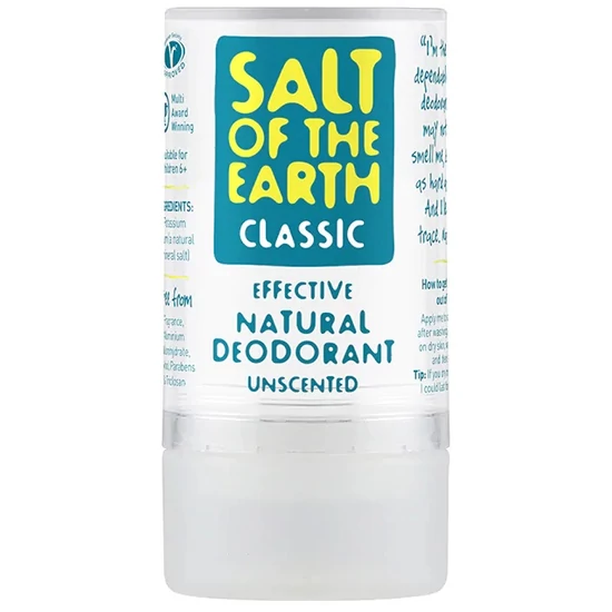 Salt of the Earth Klasszikus kristály dezodor - Illatmentes 90g