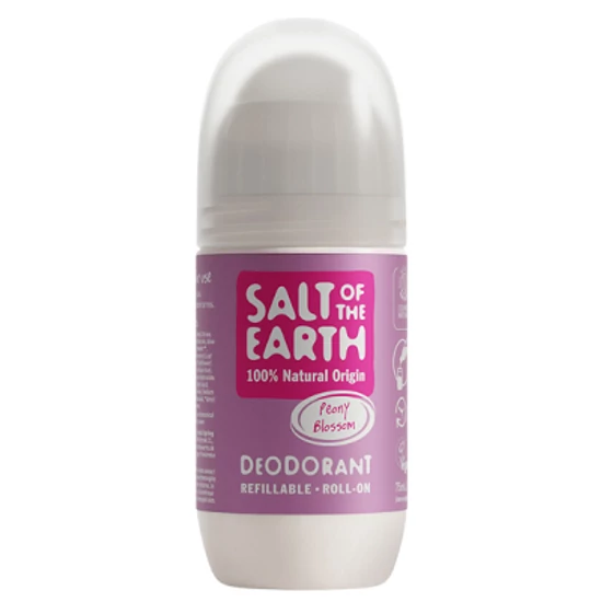 Salt of the Earth Újratölthető golyós dezodor - Bazsarózsa virág 75ml