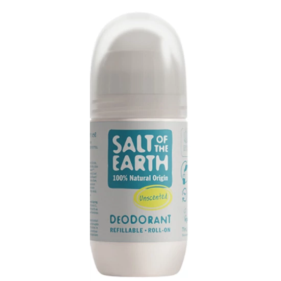 Salt of the Earth Újratölthető golyós dezodor - Illatmentes 75ml