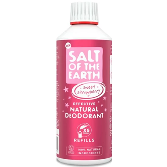 Salt of the Earth Dezodor spray utántöltő - Édes eper 500ml