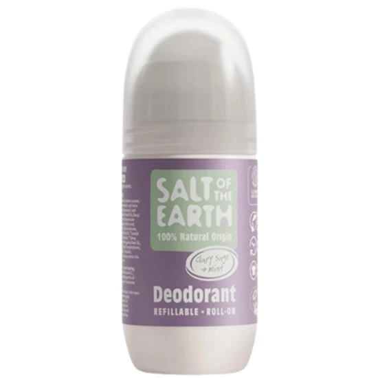 Salt of the Earth Újratölthető golyós dezodor - Zsálya és menta 75ml