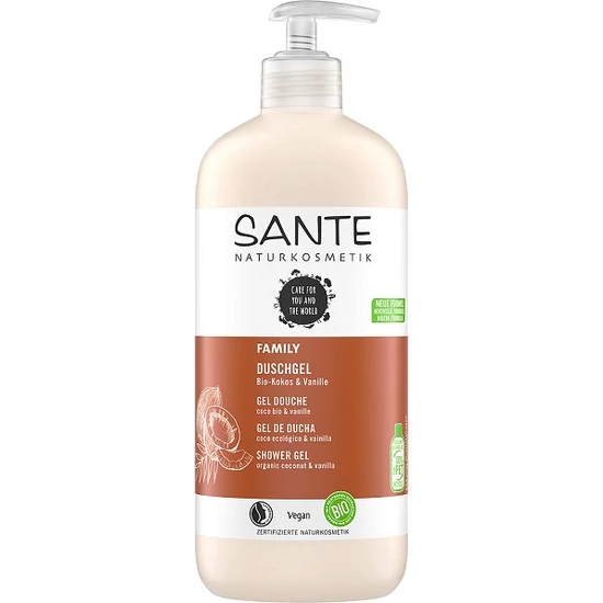 Sante Tusfürdő bio kókusz és vanília 950ml