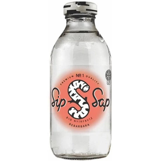 SipSap Nyírfavíz rebarbara - bio 330ml