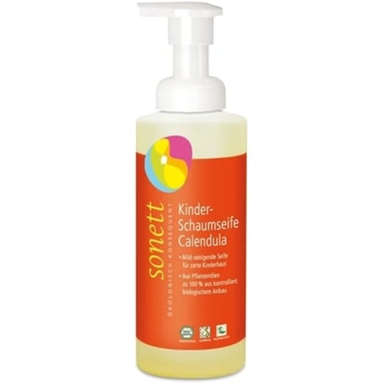 Sonett Gyerek habszappan - körömvirágos 200ml