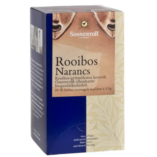 Sonnentor Bio Rooibos narancs tea, 20 filter x 1,5 (30g)