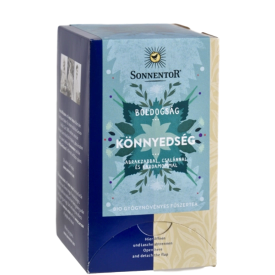 Sonnentor Bio Boldogság - Könnyedség - herbál teakeverék, 18 filter x 1,7g (30,6g)
