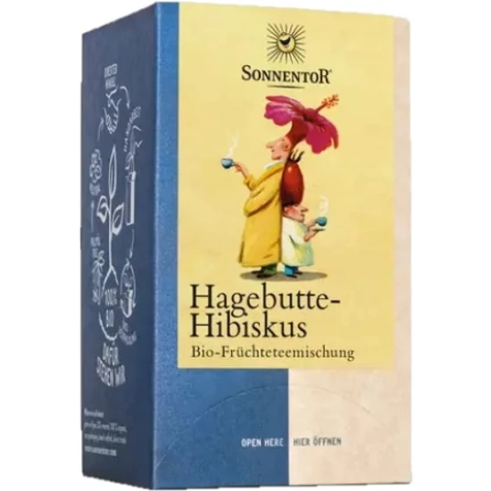 Sonnentor Bio Csipkebogyó-hibiszkusz tea - filteres 54g
