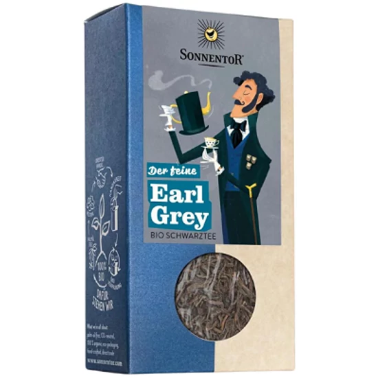 Sonnentor Bio Earl Grey Fekete tea - szálas, ömlesztett 90g