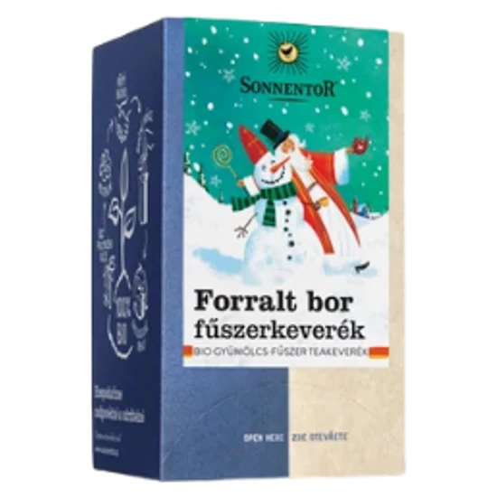 Sonnentor Bio Forralt bor fűszerkeverék tea - 20 filter 36g