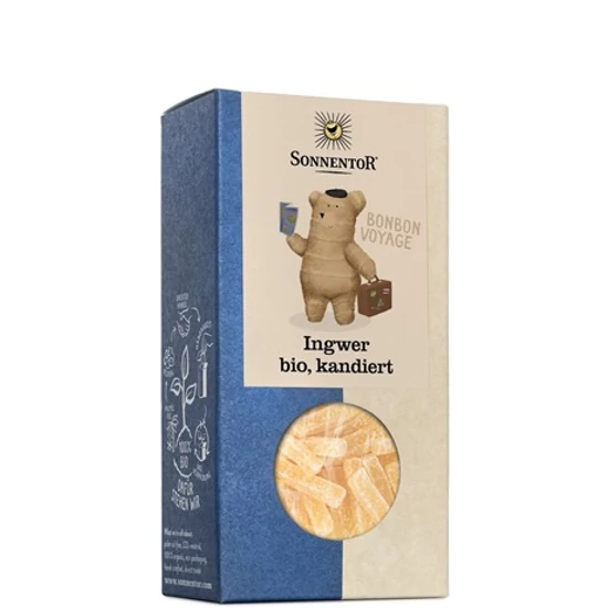 Sonnentor Bio Kandírozott gyömbér 75g