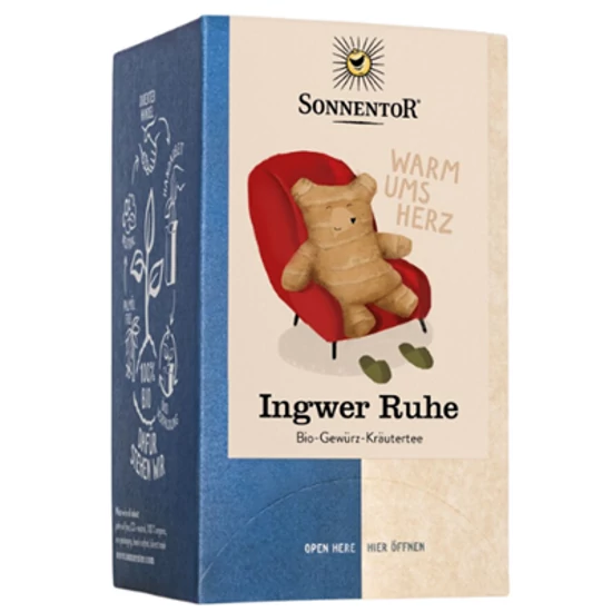 Sonnentor Bio Gyömbér energia tea - filteres 32,4 g
