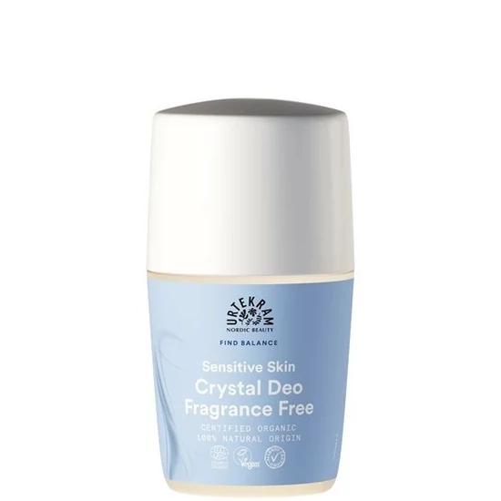 Urtekram Bio kristálydezodor roll‐on - Illatmentes 50ml