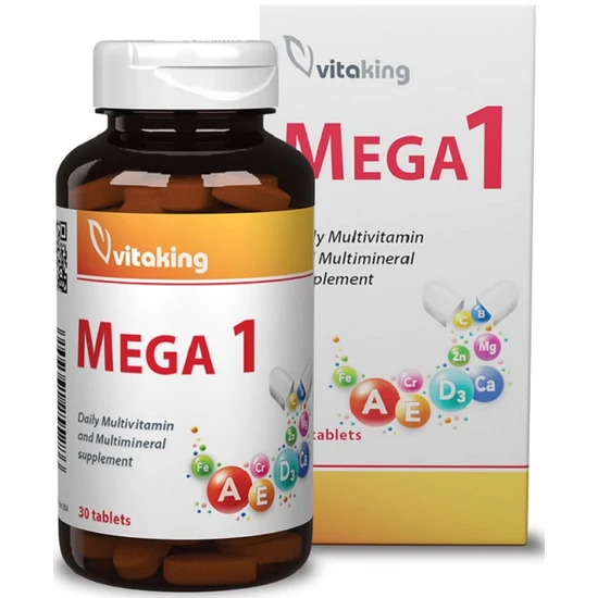 Vitaking Mega 1 multivitamin - 30 tabletta