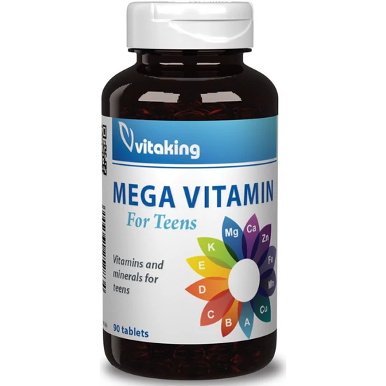 Vitaking Mega vitamin tiniknek - 90 tabletta