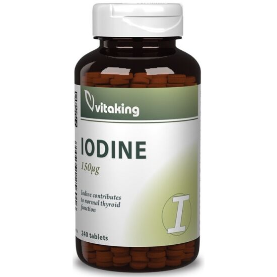 Vitaking Jód (Iodine) 150mcg - 240 tabletta
