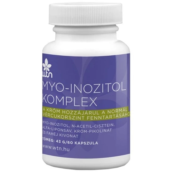 WTN WiseTreeNaturals Myo-inozitol komplex 60 kapszula