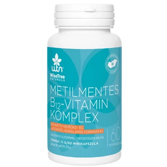 WTN WiseTreeNaturals Metilmentes B12-vitamin 60 minikapszula