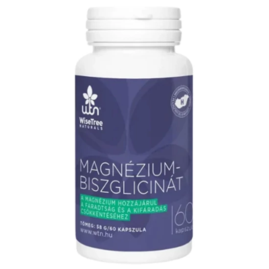 WTN WiseTreeNaturals Magnézium-biszglicinát 60 kapszula
