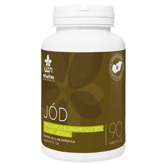 WTN WiseTreeNaturals Jód 90 kapszula