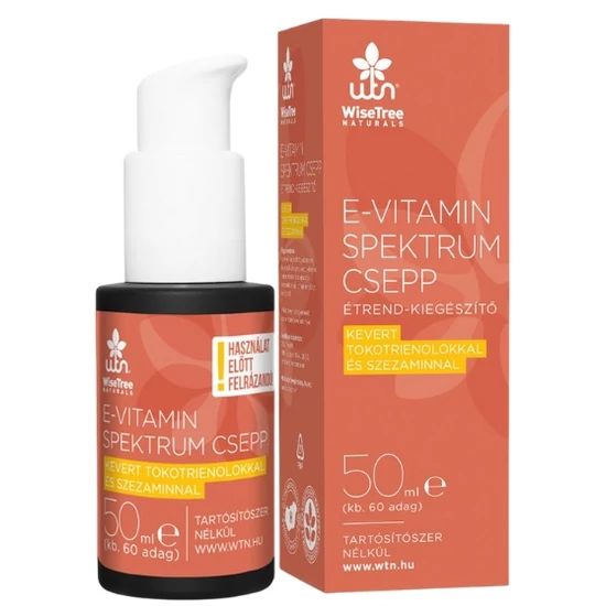 WTN WiseTreeNaturals E-vitamin spektrum csepp 50ml