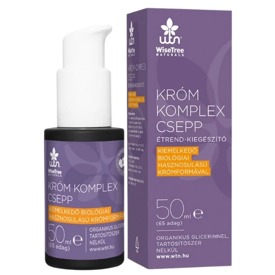 WTN WiseTreeNaturals Króm komplex csepp 100mcg - 50ml