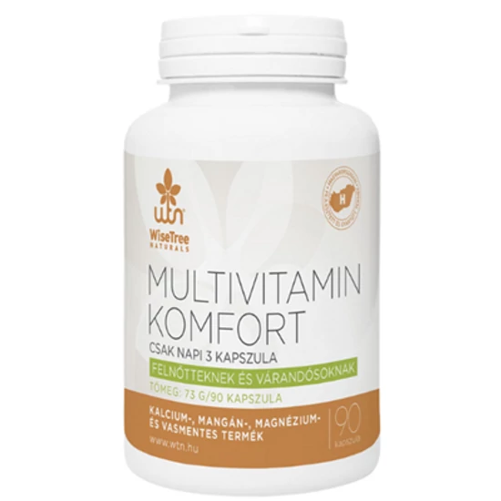 WTN WiseTreeNaturals Multivitamin Komfort 90 kapszula