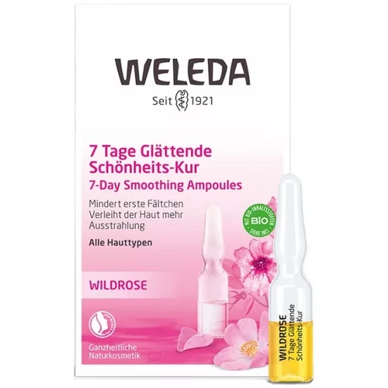 Weleda Vadrózsa bőrsimító 7 napos szépítő ampullakúra 7x0,8ml 