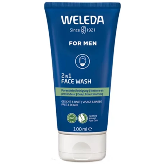 Weleda 2in1 Arclemosó férfiaknak 100ml