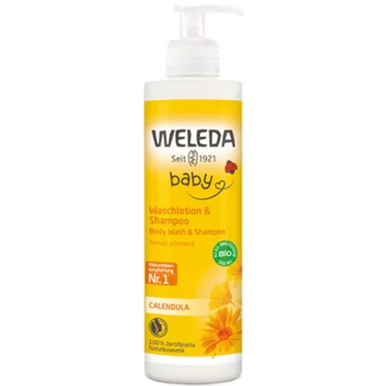 Weleda Calendula baba tusfürdő és sampon 400ml