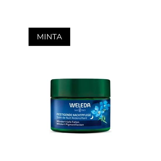 Weleda 50+ Öregedésgátló éjszakai arckrém kék enciánnal és havasi gyopárral - minta 1,5ml
