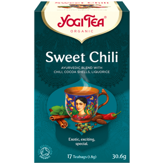 Yogi Tea Édes chili, mexikói fűszerez, 17 filter x 1.8g (30.6g)