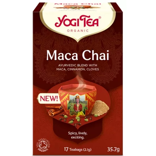 Yogi Tea Maca chai tea, 17 filter x 2,1g (35,7g)